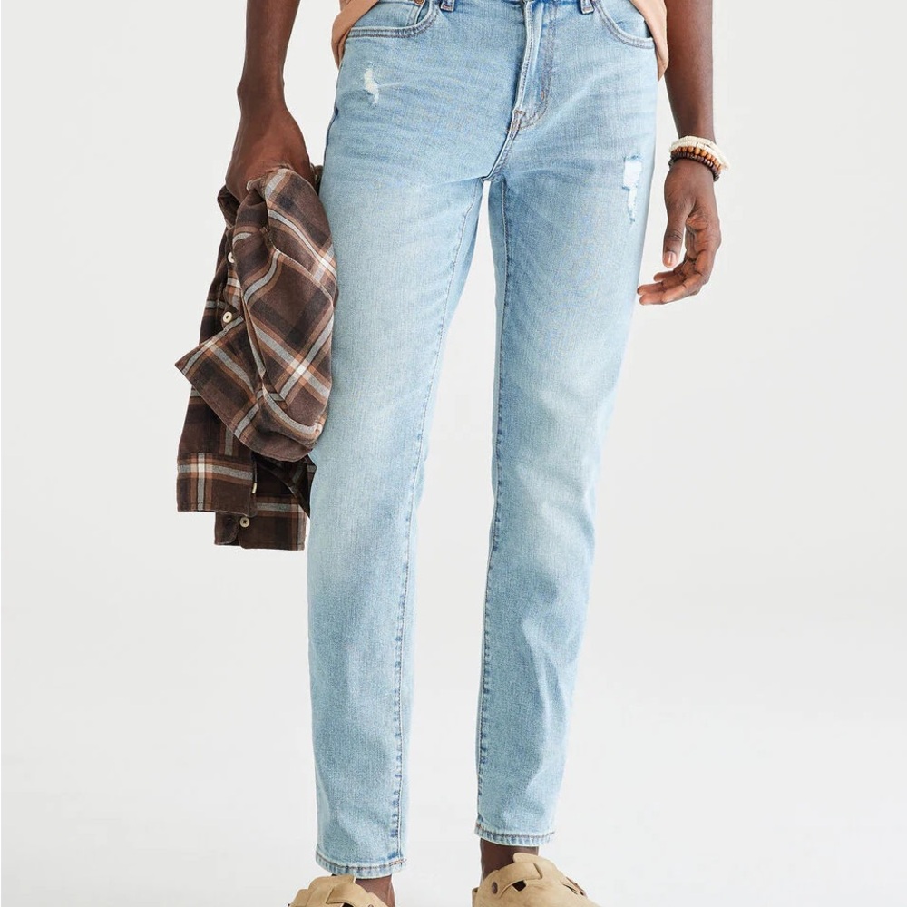 Aeropostale Light Blue Straight Leg Jeans